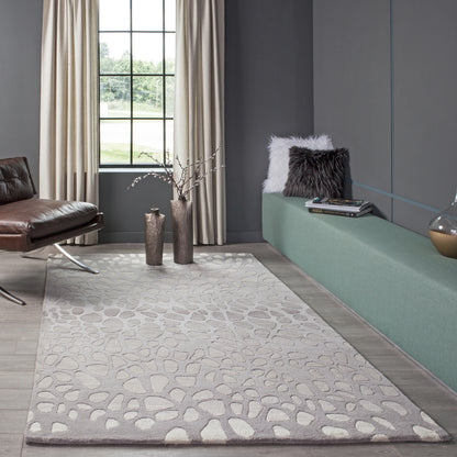 Momeni Delhi  Silver  Contemporary