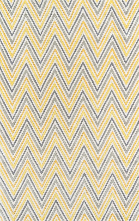 Momeni Delhi  Yellow  Contemporary