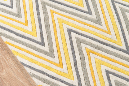 Momeni Delhi  Yellow  Contemporary