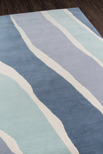 Novogratz Delmar  Blue  Contemporary