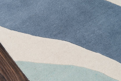 Novogratz Delmar  Blue  Contemporary