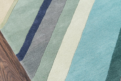 Novogratz Delmar  Blue  Contemporary