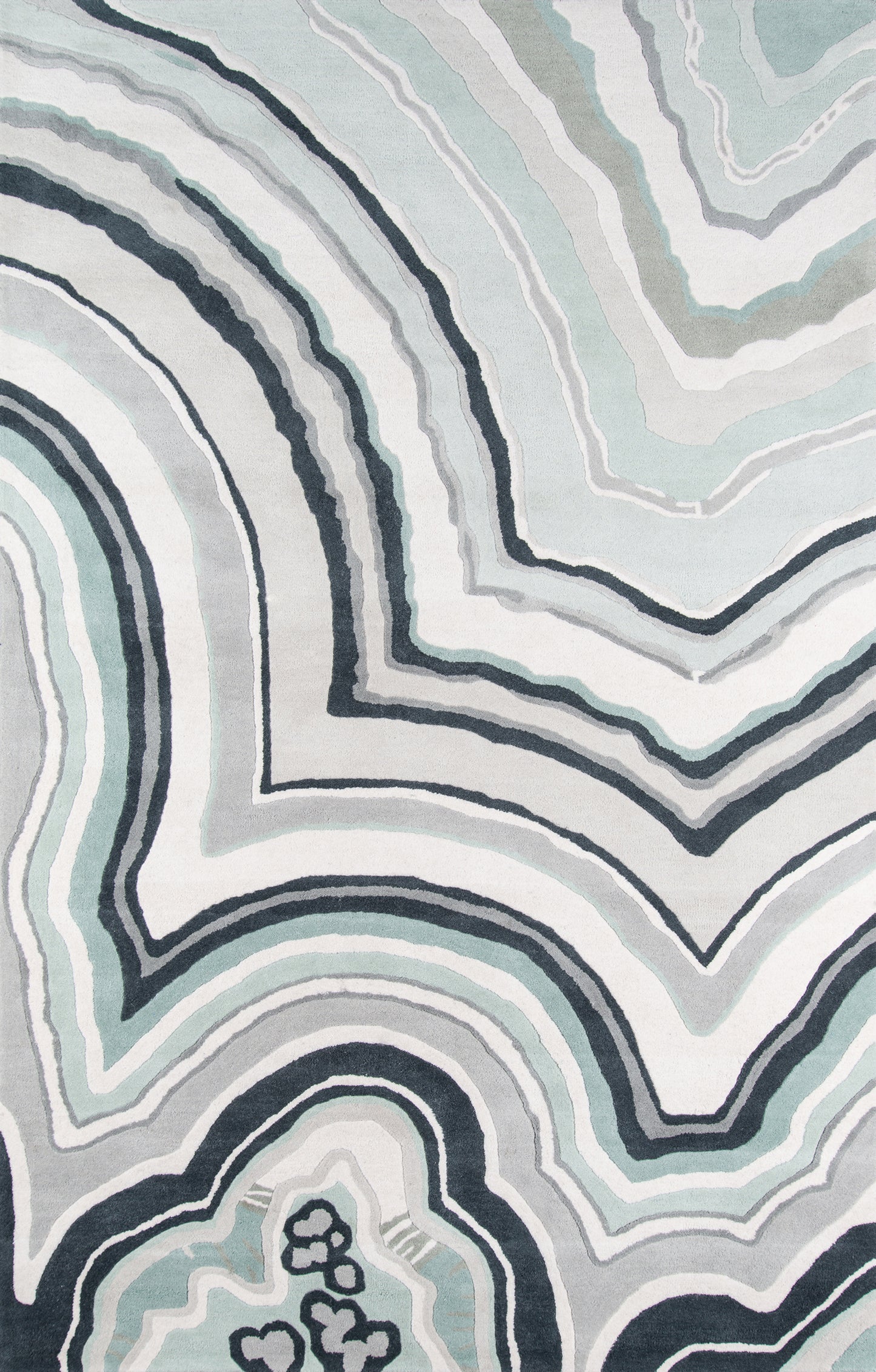 Novogratz Delmar  Blue  Contemporary