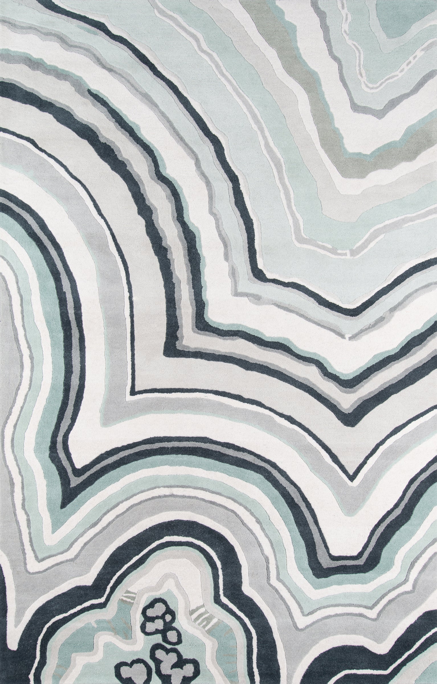 Novogratz Delmar  Blue  Contemporary