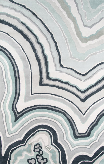 Novogratz Delmar  Blue  Contemporary