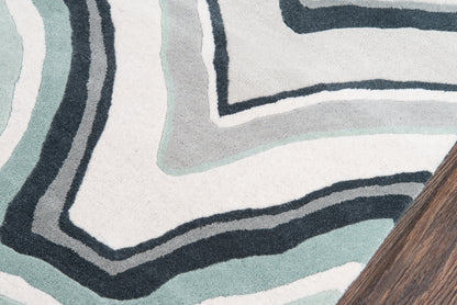 Novogratz Delmar  Blue  Contemporary