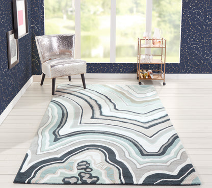 Novogratz Delmar  Blue  Contemporary
