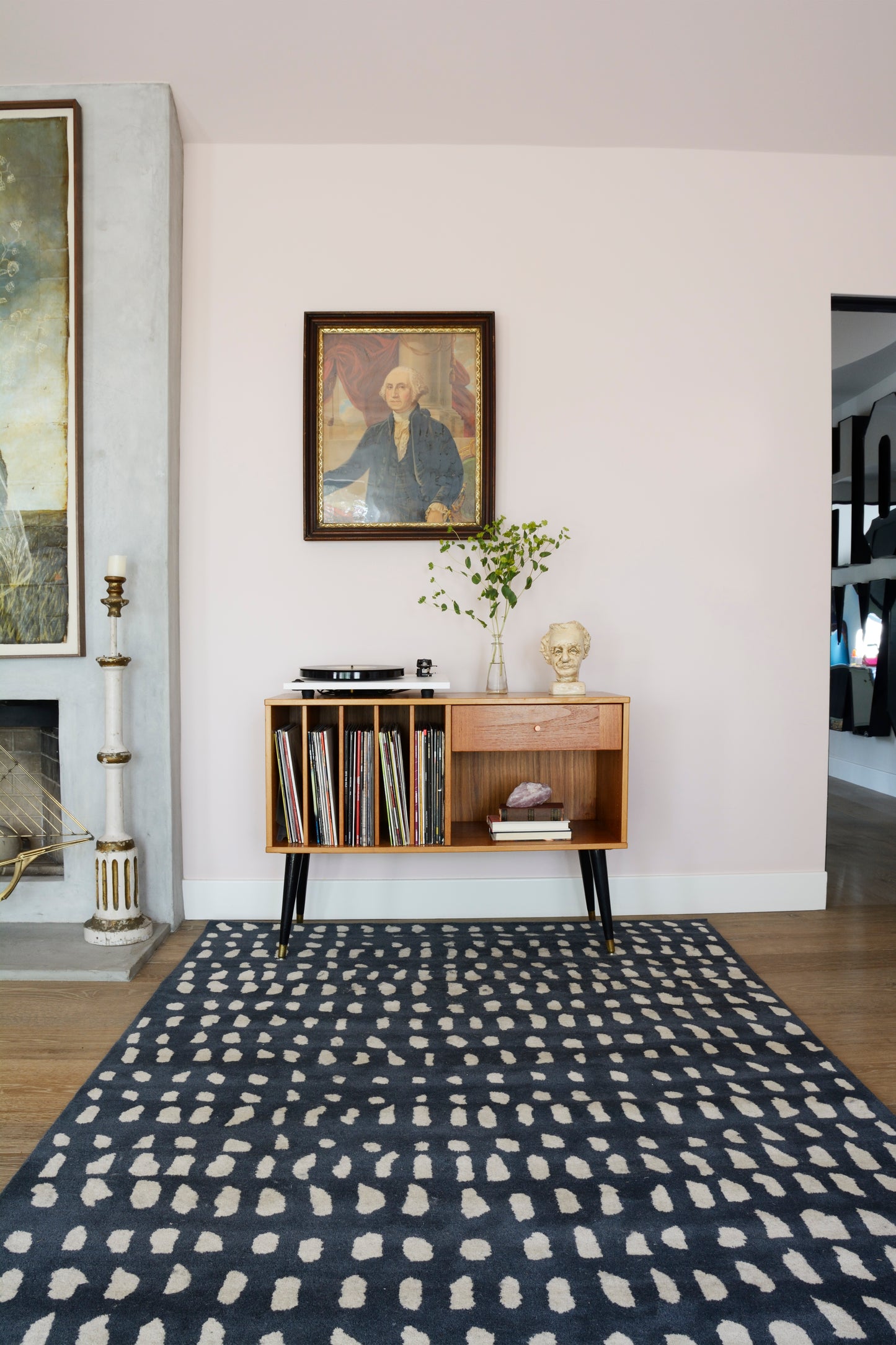 Novogratz Delmar  Blue  Contemporary