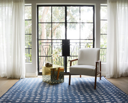 Novogratz Delmar  Blue  Contemporary