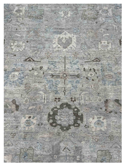 Artisan Crown DL-Silver Transitional Knotted Rug