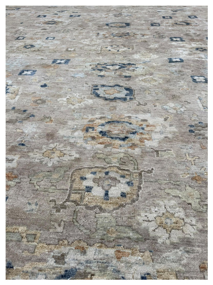 Artisan Crown Camel Transitional Knotted Rug