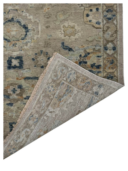 Artisan Crown Camel Transitional Knotted Rug
