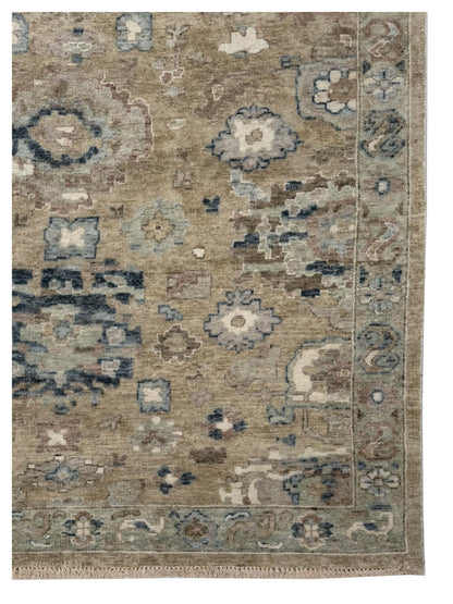 Artisan Crown Gold Transitional Knotted Rug