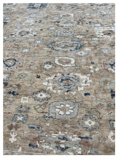 Artisan Crown Gold Transitional Knotted Rug