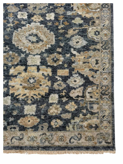 Artisan Crown Md.Blue Transitional Knotted Rug