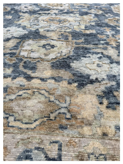 Artisan Crown Md.Blue Transitional Knotted Rug