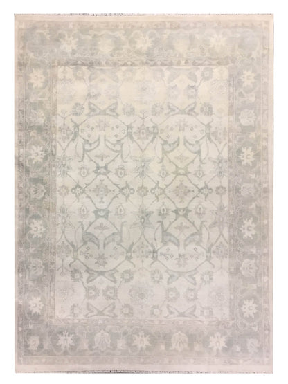 Artisan Emma Cream Traditional Knotted Rug - Rugs - Artisan - Atlanta Designer Rugs