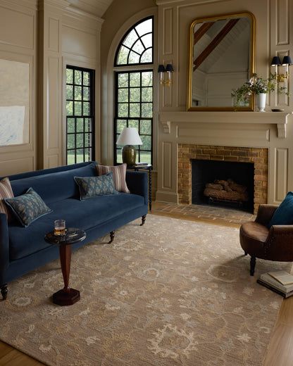 Chris Loves Julia x Loloi Dorothea  Bark Stone Traditional