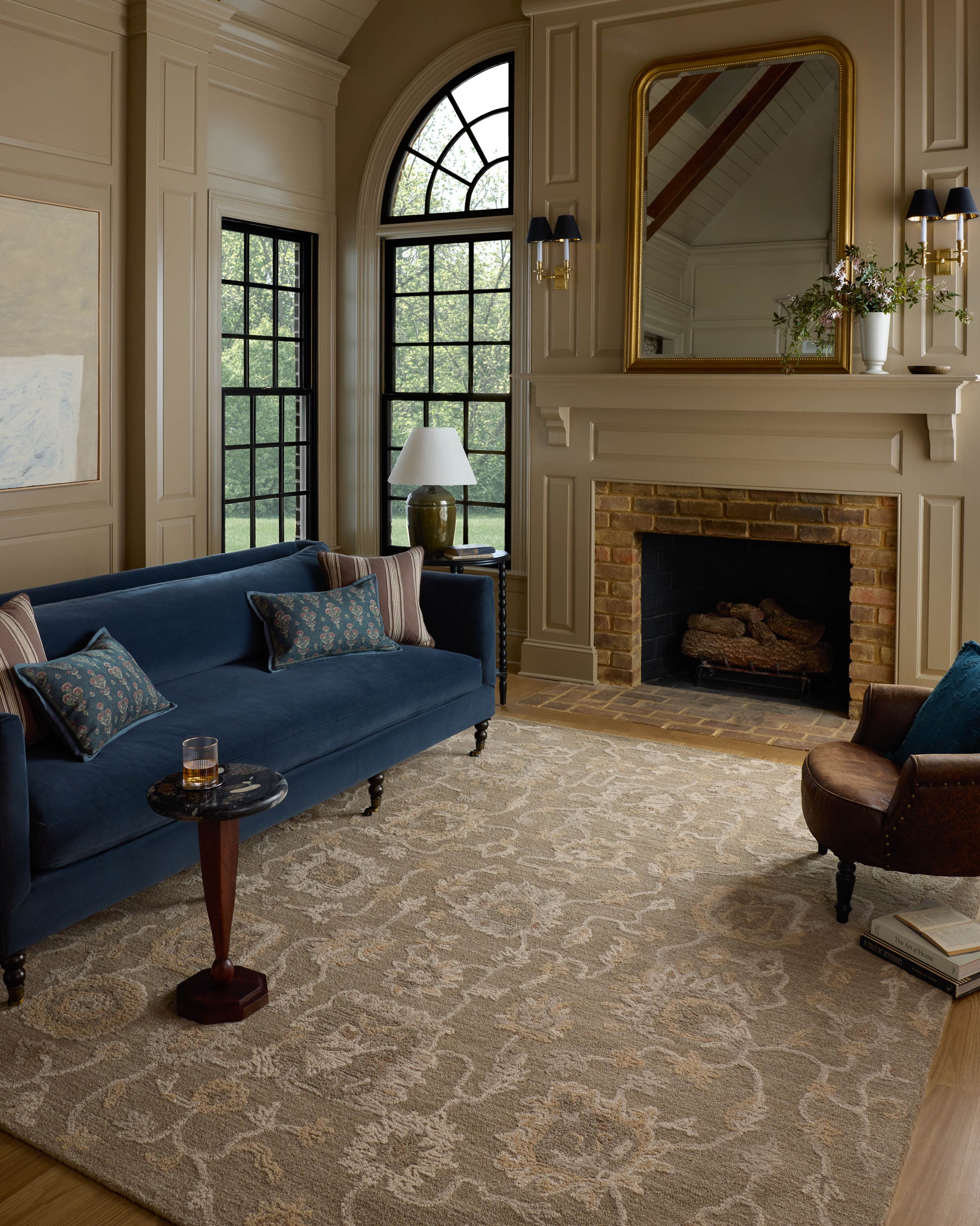 Chris Loves Julia x Loloi Dorothea  Oak Natural Traditional