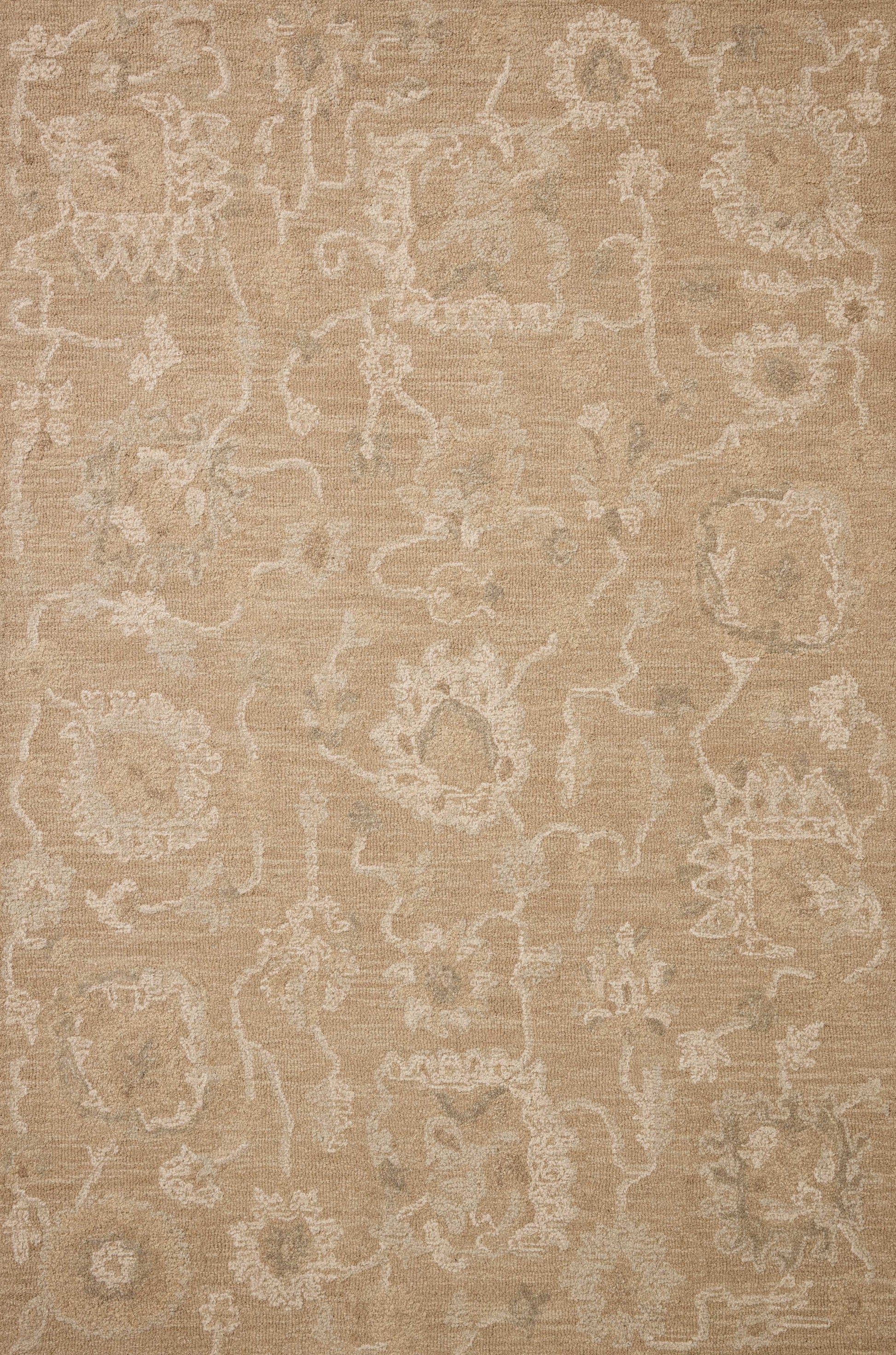 Chris Loves Julia x Loloi Dorothea  Sand Pebble Traditional