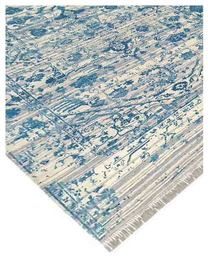 Limited DALBY DA - 722 Ivory Blue Transitional Knotted Rug - Rugs - Limited - Atlanta Designer Rugs