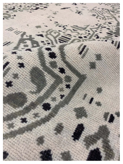 Artisan Uma Beige Sage Transitional Knotted Rug - Rugs - Artisan - Atlanta Designer Rugs