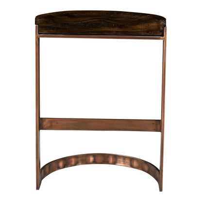 Moes Home Counter Stools Bancroft Brown Industrial Furniture