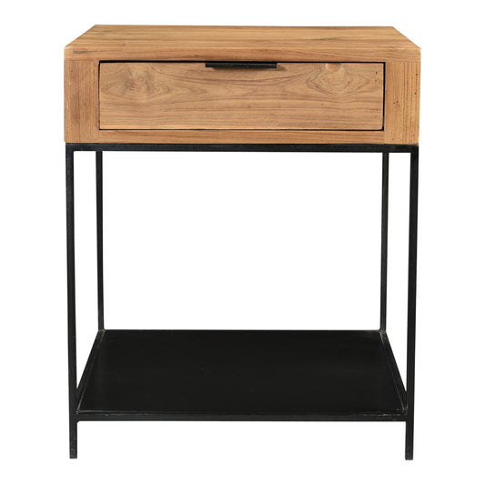 Moes Home Side Table Joliet Natural Contemporary Furniture