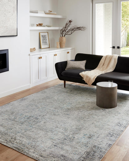 Loloi II Drift  Ivory Silver Contemporary