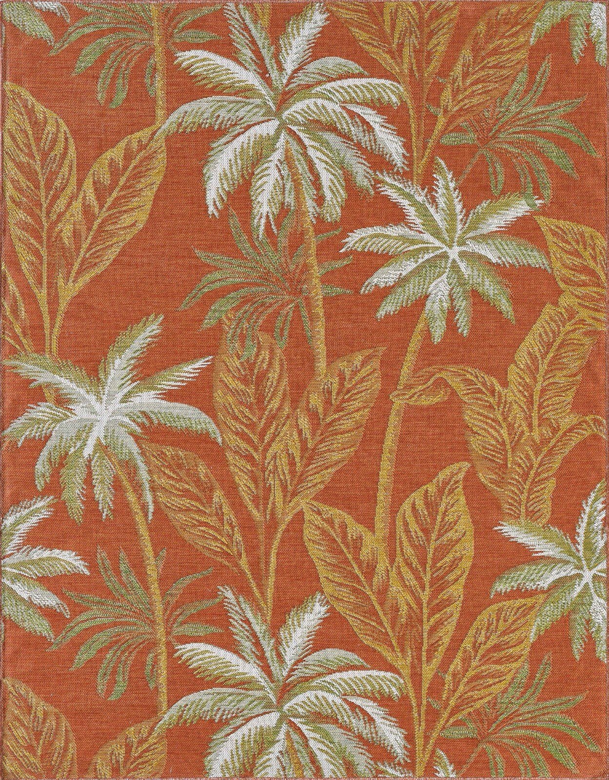 KAS Dahlia 1407 Ivory/Rust Indoor/Outdoor Rug - Rugs - KAS - Atlanta Designer Rugs