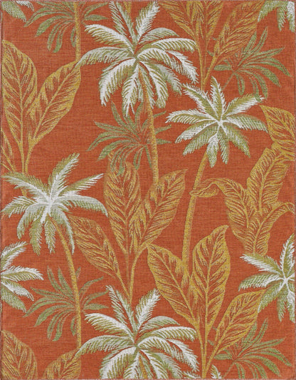 KAS Dahlia 1407 Ivory/Rust Indoor/Outdoor Rug - Rugs - KAS - Atlanta Designer Rugs