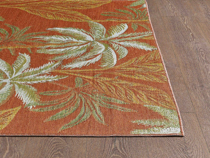 KAS Dahlia 1407 Ivory/Rust Indoor/Outdoor Rug - Rugs - KAS - Atlanta Designer Rugs