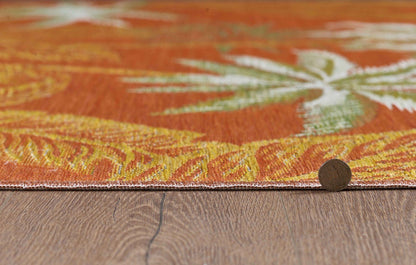 KAS Dahlia 1407 Ivory/Rust Indoor/Outdoor Rug - Rugs - KAS - Atlanta Designer Rugs