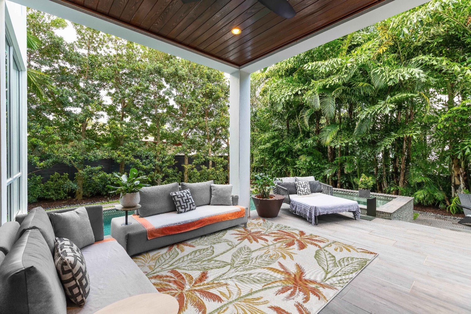 KAS Dahlia 1407 Ivory/Rust Indoor/Outdoor Rug - Rugs - KAS - Atlanta Designer Rugs