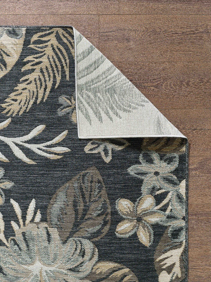 KAS Dahlia 1408 Ivory/Brown Indoor/Outdoor Rug - Rugs - KAS - Atlanta Designer Rugs