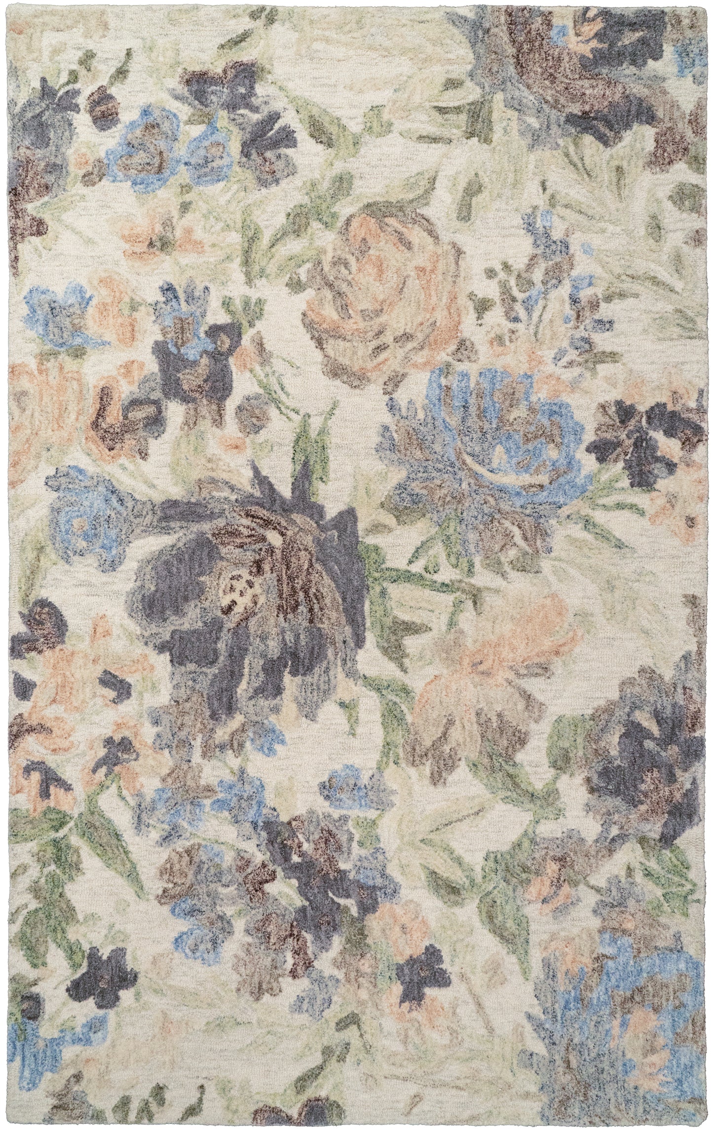 Dynamic Rugs Daisy 9080 Ivory Multi Transitional Handmade Rug