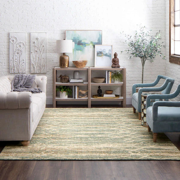 Virginia Langley Touchstone 91233 Jadeite  Modern/Contemporary Machine Woven Rug