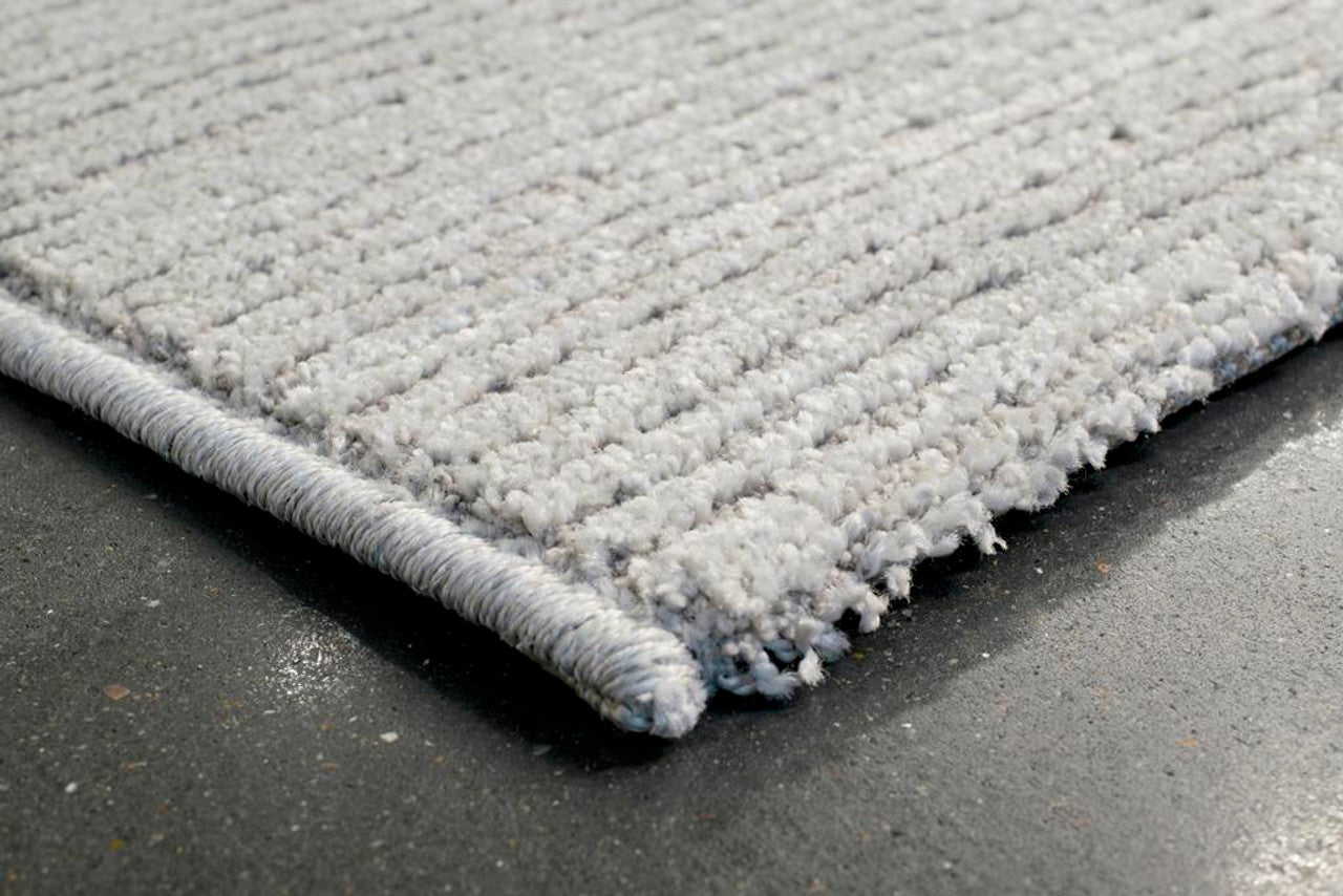 Dynamic Rugs Quin 41008 Light Grey  Solid Machine-Made Rug