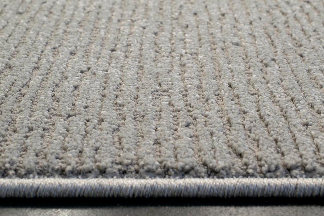 Dynamic Rugs Quin 41008 Light Grey  Solid Machine-Made Rug