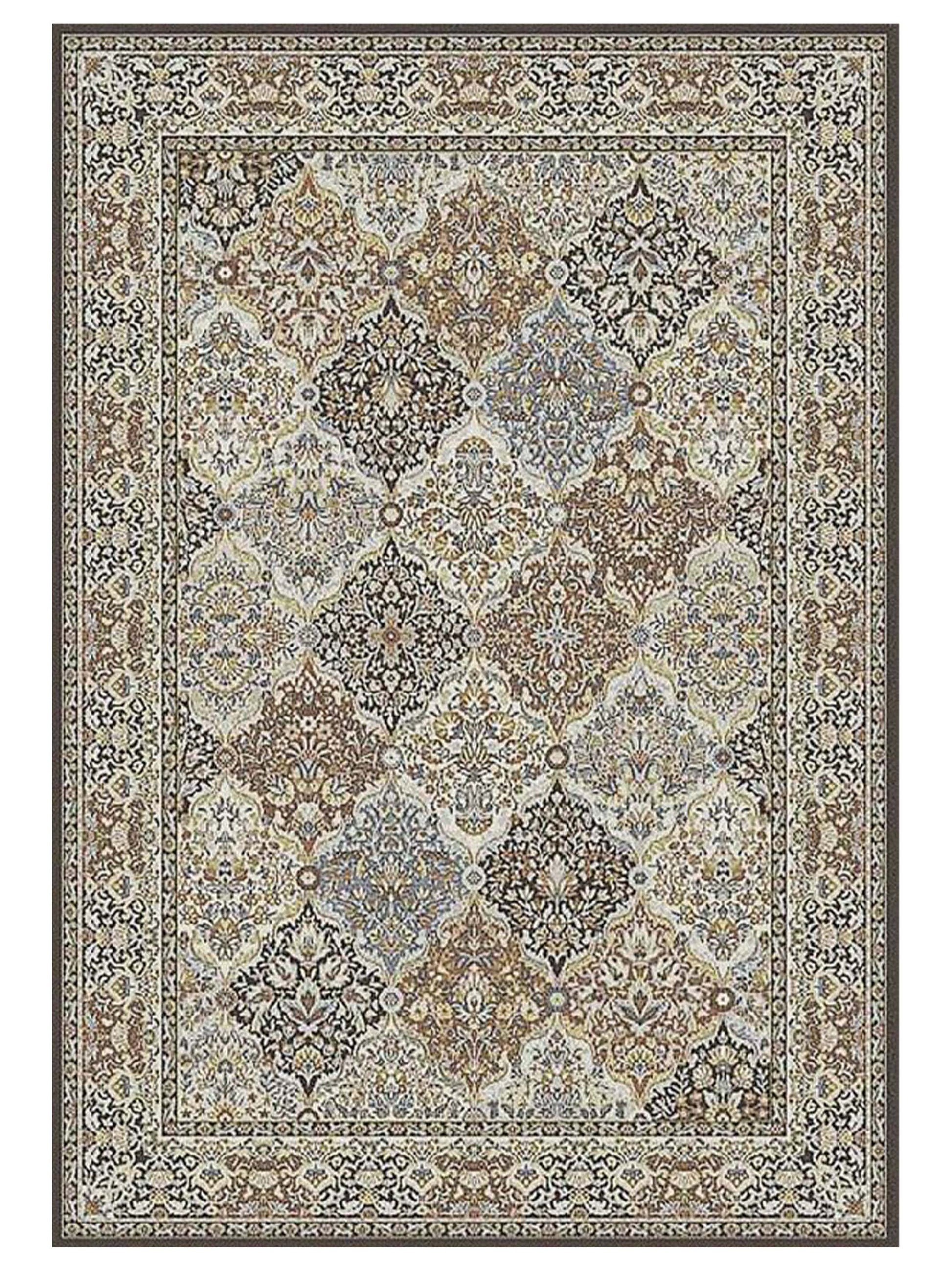 Dynamic Rugs Ancient Garden  Brown Blue  Traditional