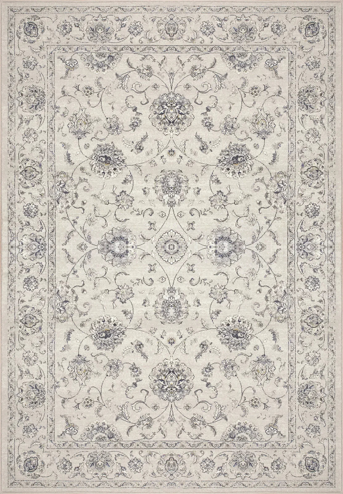 Dynamic Rugs Ancient Garden 57126 Cream Traditional Machine-Made Rug