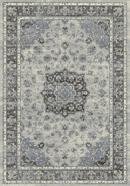Dynamic Rugs Ancient Garden 57559 Silver Grey Traditional Machine-Made Rug