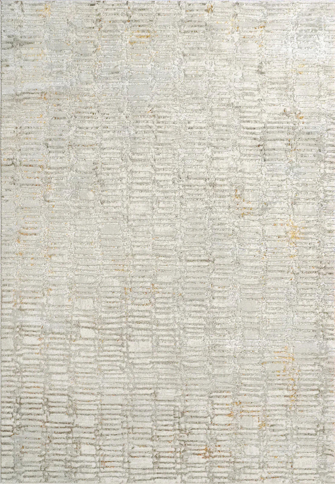 Dynamic Rugs Gold 1356 Cream Silver Gold Modern Machine-Made Rug