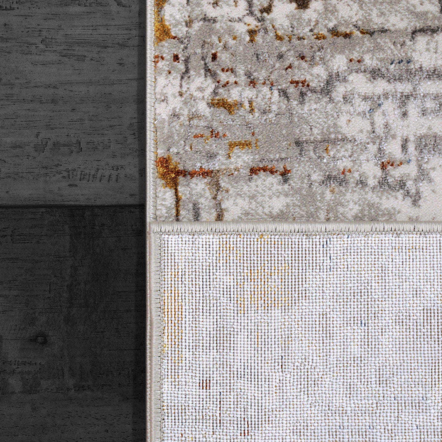 Dynamic Rugs Gold 1362 Grey Ivory Multi Modern Machine-Made Rug