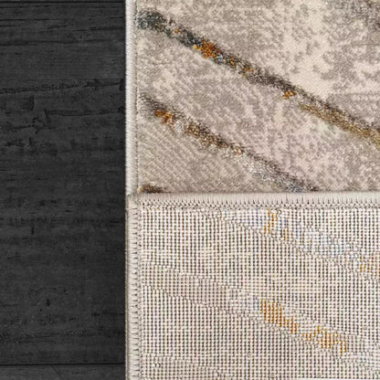 Dynamic Rugs Gold 1364 Grey Ivory Multi Modern Machine-Made Rug