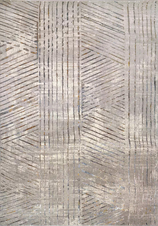 Dynamic Rugs Gold 1364 Grey Ivory Multi Modern Machine-Made Rug