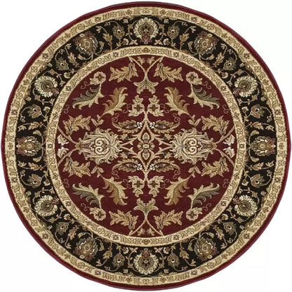 Dynamic Rugs Yazd 1744 Red Traditional Machine-Made Rug