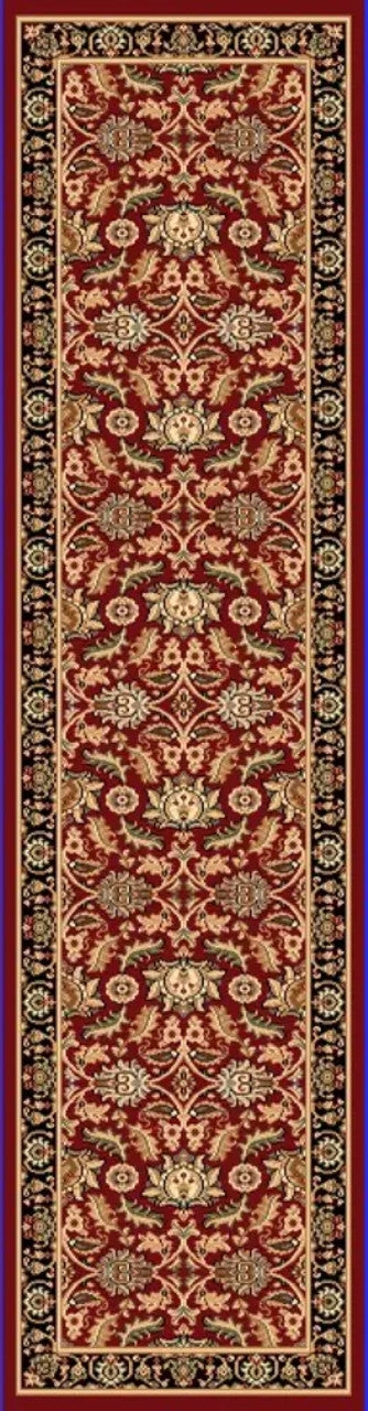Dynamic Rugs Yazd 1744 Red Traditional Machine-Made Rug