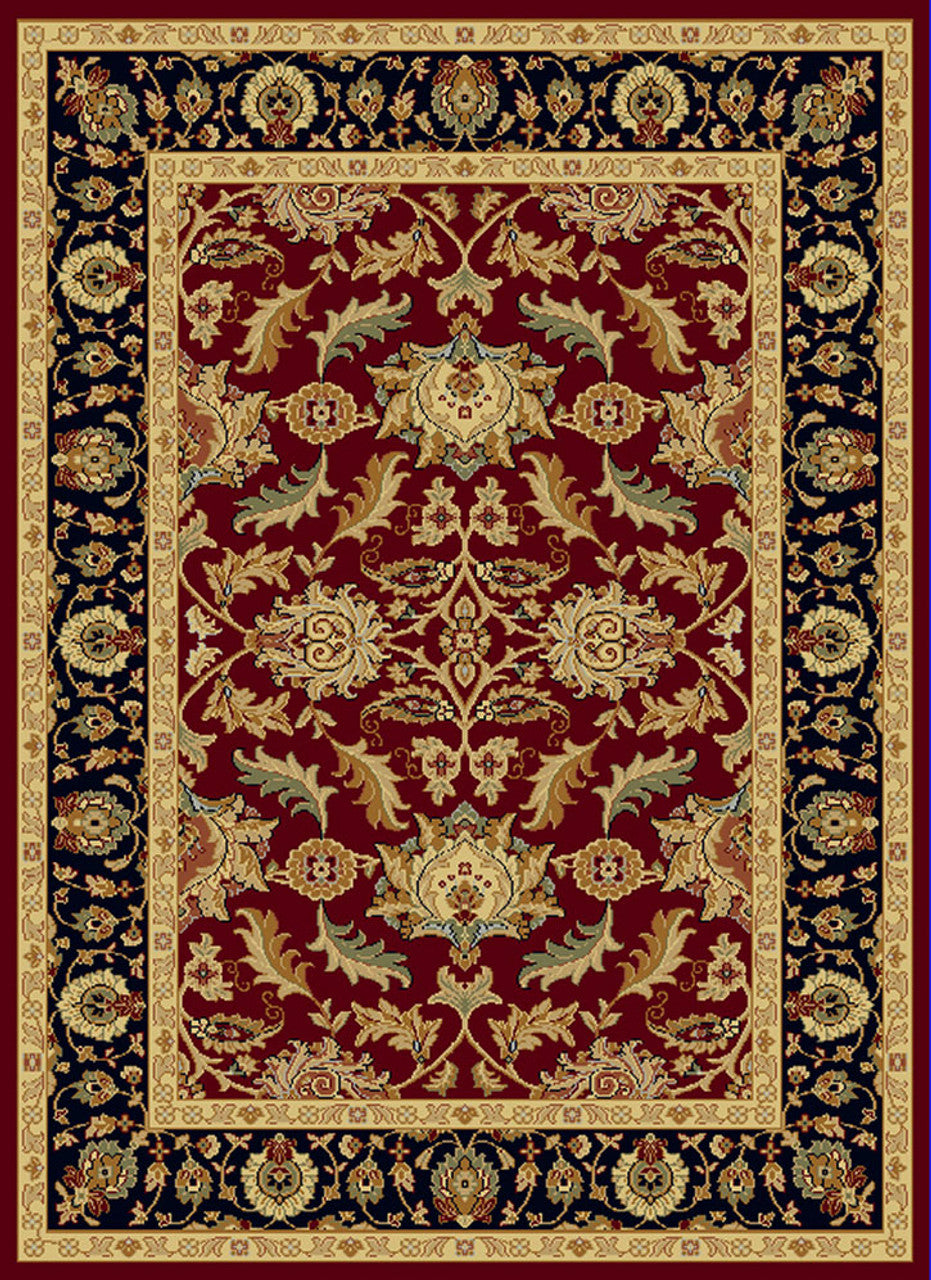 Dynamic Rugs Yazd 1744 Red Traditional Machine-Made Rug