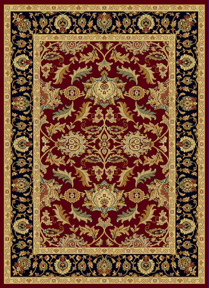 Dynamic Rugs Yazd 1744 Red Traditional Machine-Made Rug